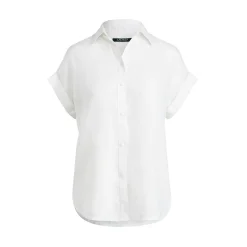 New Lauren Broono hort eeve hirt - White