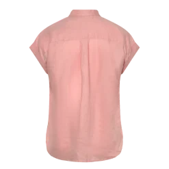 Hot Lauren Broono SS Button Front Shirt - Pink