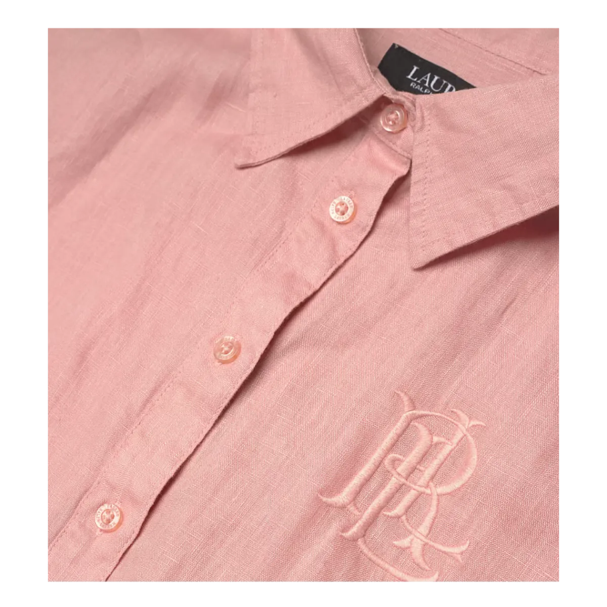 Hot Lauren Broono SS Button Front Shirt - Pink