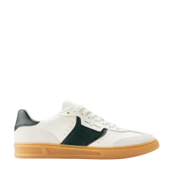 Sale Fred Perry B4 Textured Lthr / Suede - Light Ecru