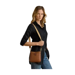 New Lauren Cameryn Crossbody Small - tan