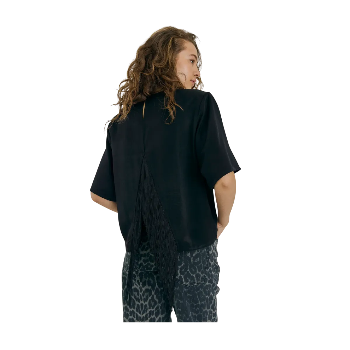 Online Norr Carly Top - Black