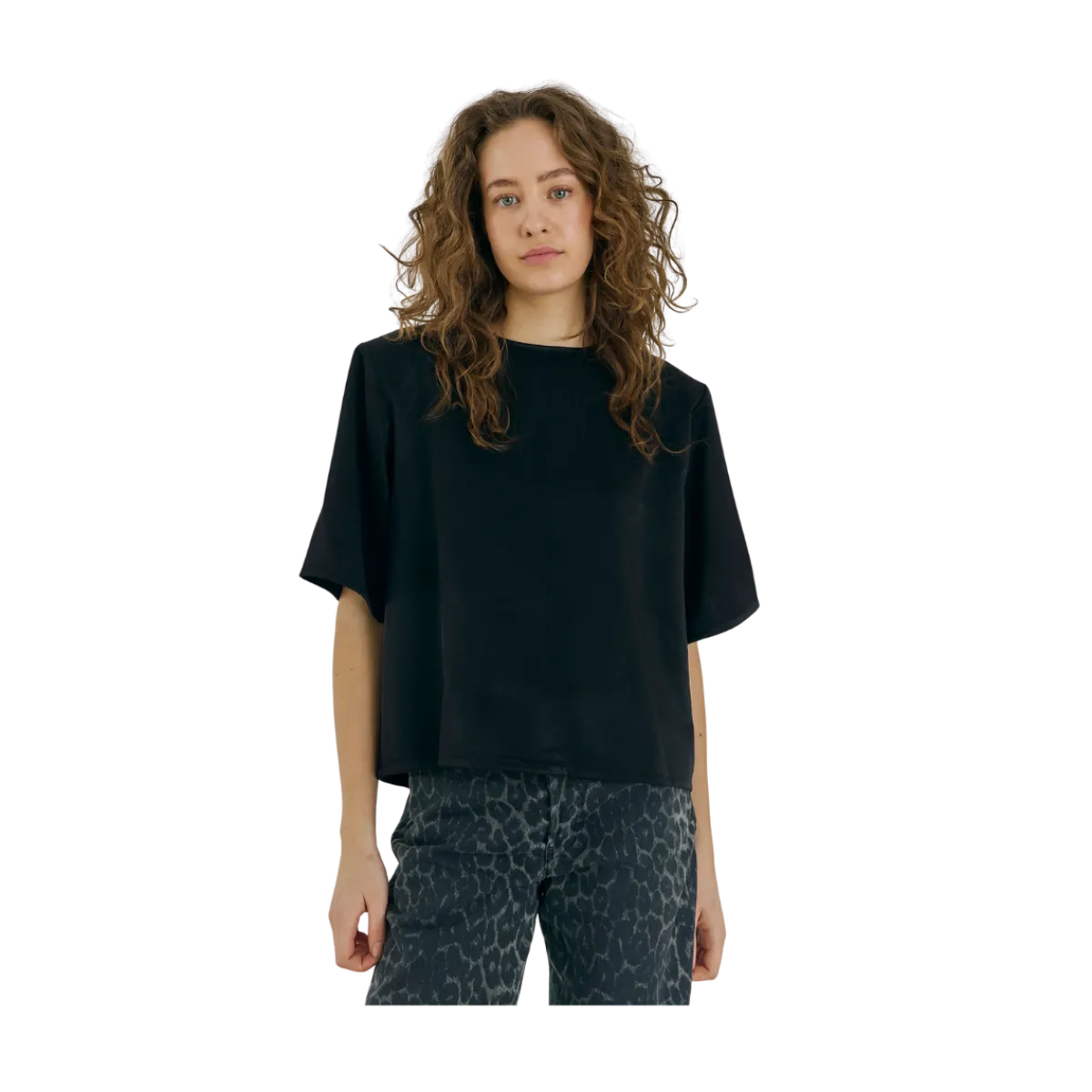 Online Norr Carly Top - Black