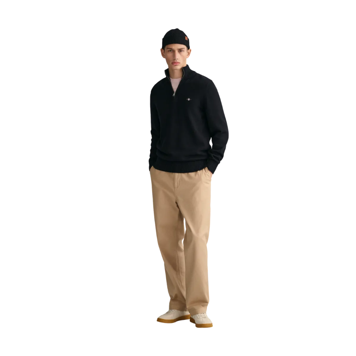 Hot Gant Caua Cotton Hafzip - Back