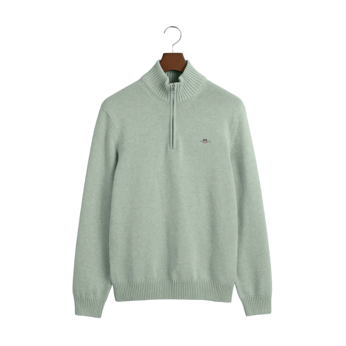 Online Gant Caua Cotton Hafzip - Ceramic Grey