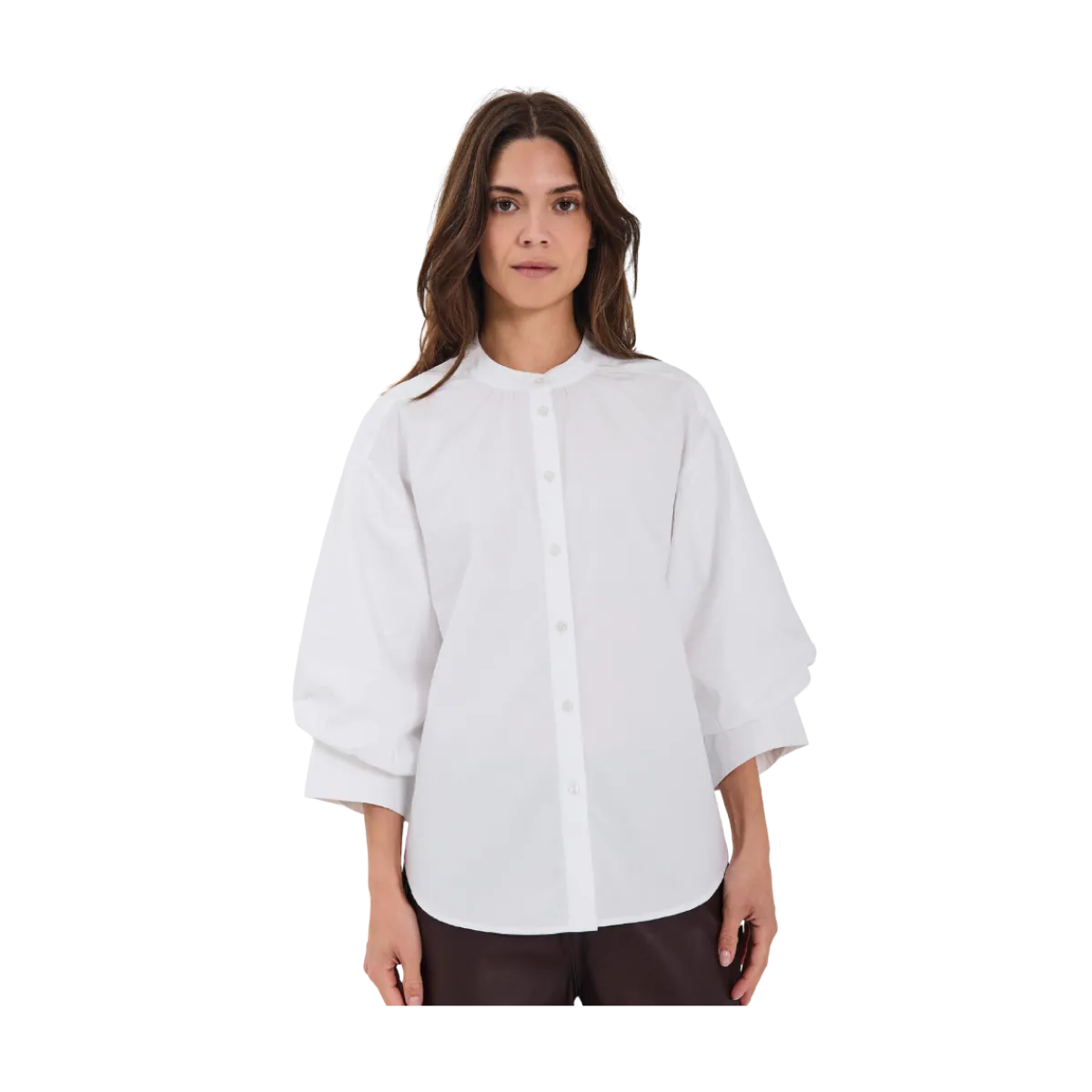 Discount Norr Cest 3/4 Shirt - White