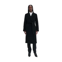 Best Filippa K Charlotte Wool Belted Coat - Black