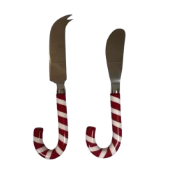 Clearance Miljögården Cheese Set Stripe - red