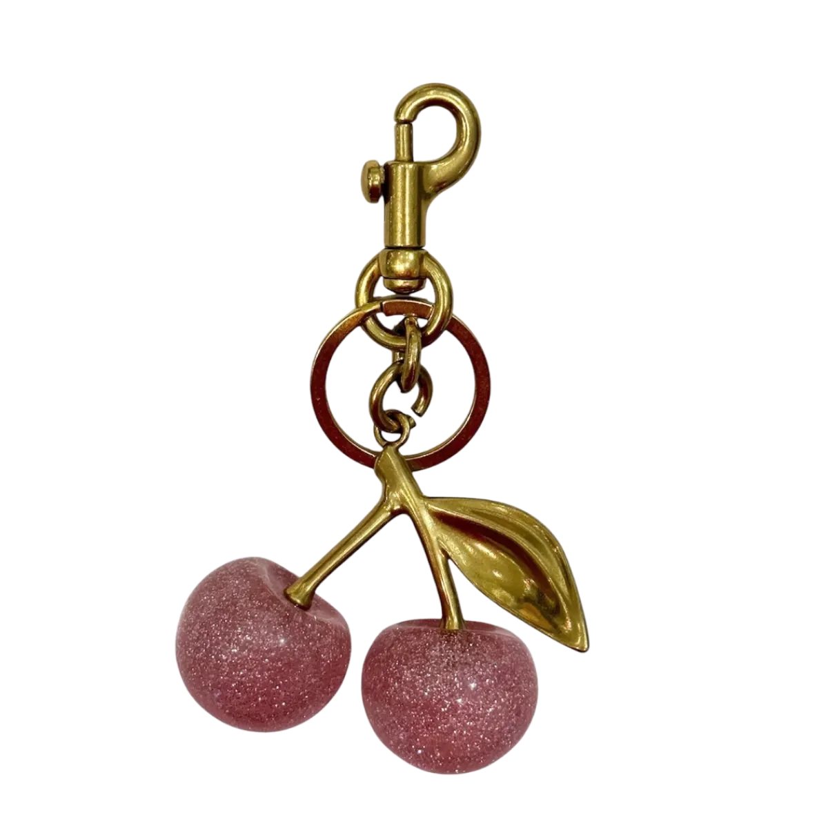 New DARK Department Cherry Bag Charm - Rose