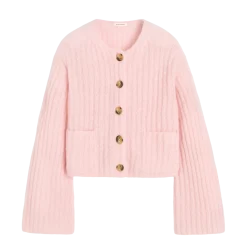 Best By Malene Birger Cierrou Rib - Chalk Pink