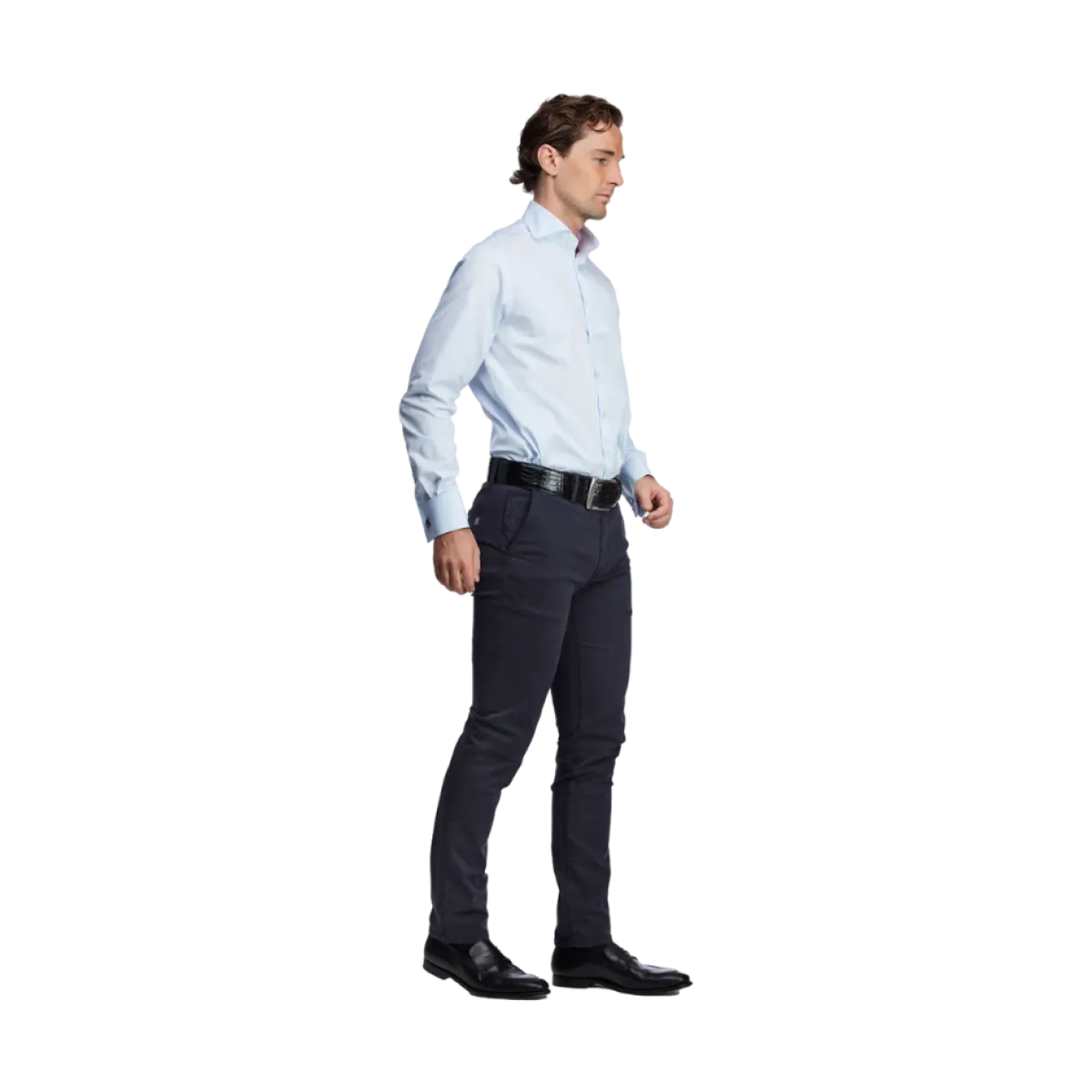Hot Hansen & Jacob Classic Chino Aerodyn High Stretch - Navy