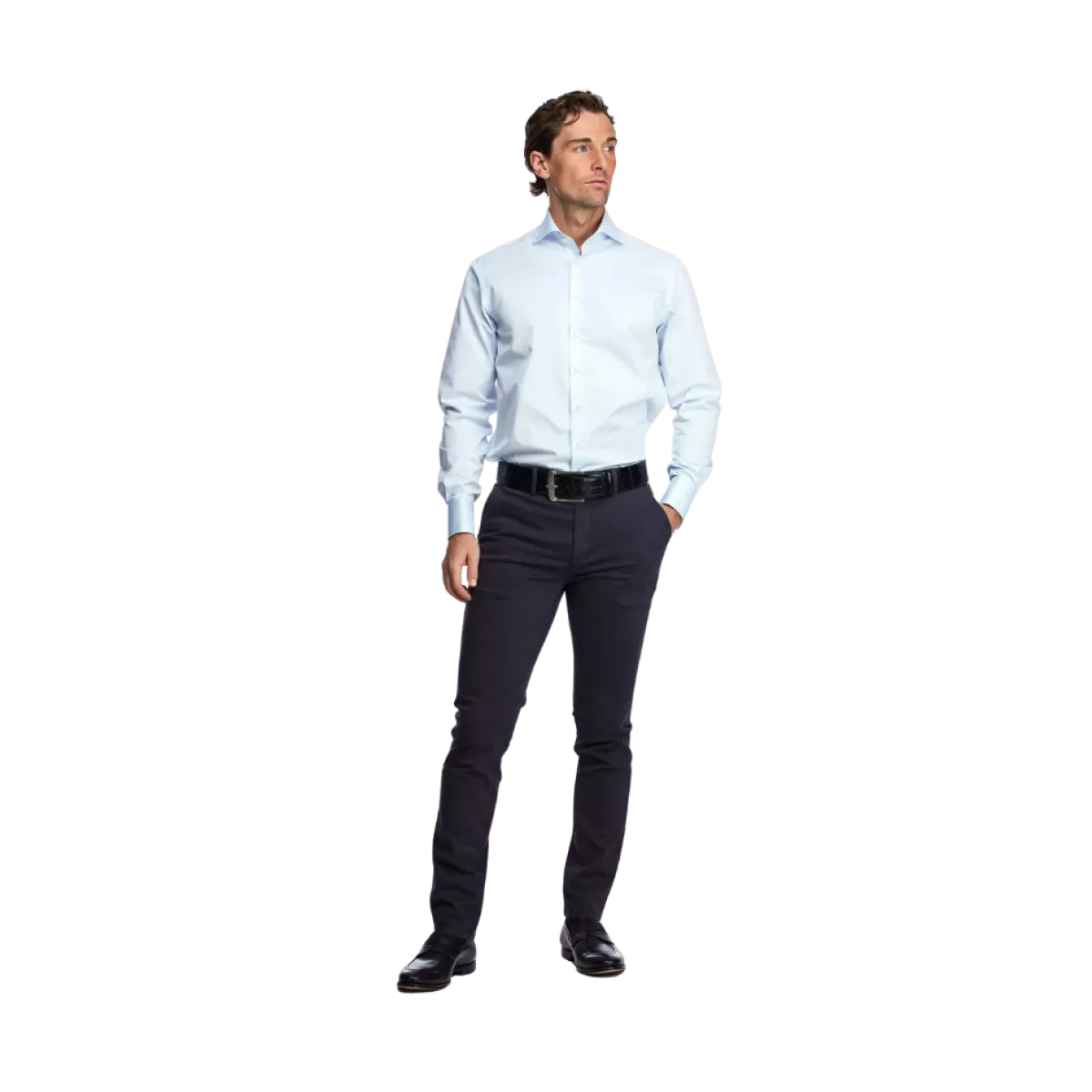 Hot Hansen & Jacob Classic Chino Aerodyn High Stretch - Navy