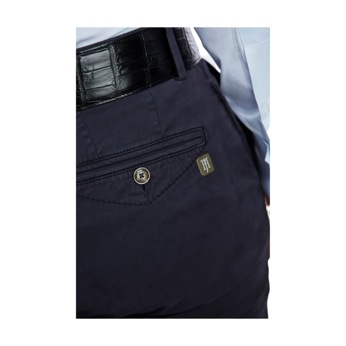 Hot Hansen & Jacob Classic Chino Aerodyn High Stretch - Navy