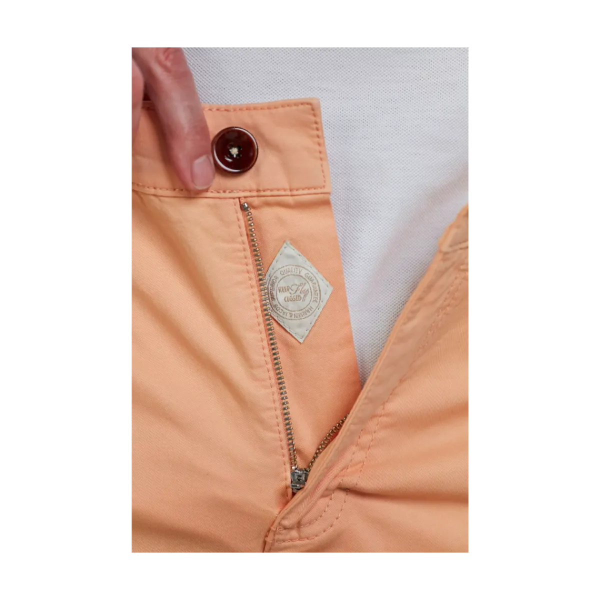 Online Hansen & Jacob Caic Chino hort - ight Orange
