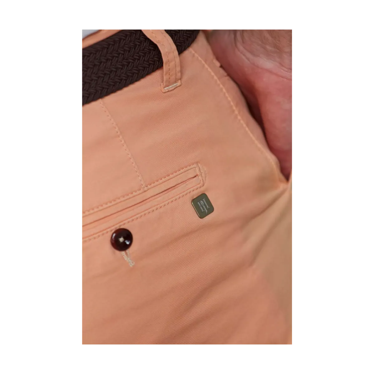 Online Hansen & Jacob Caic Chino hort - ight Orange