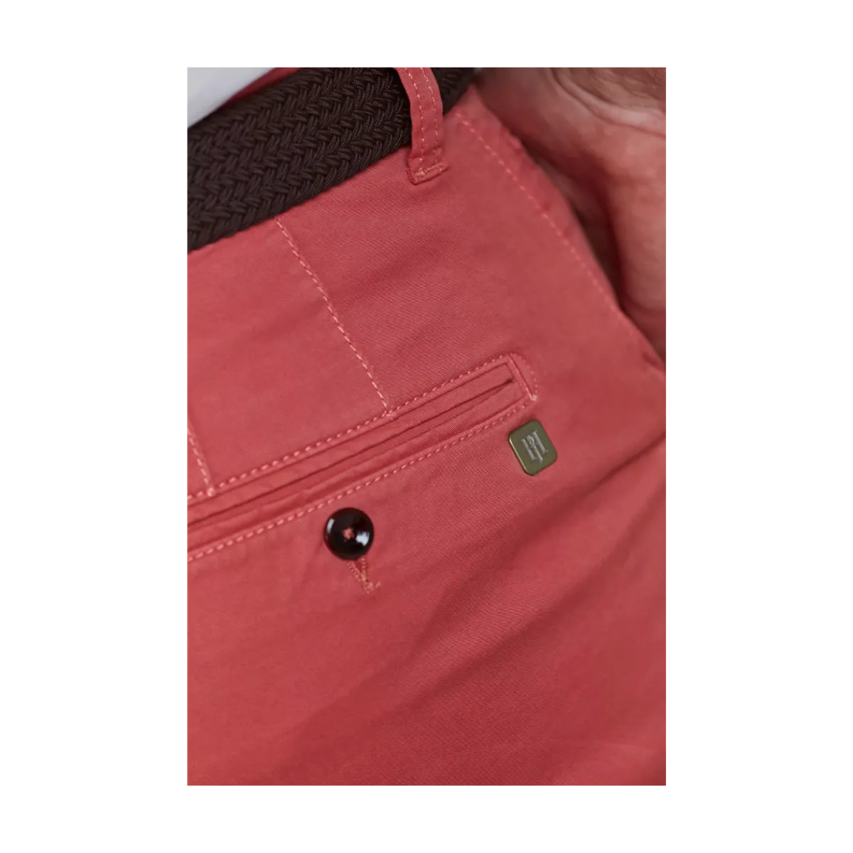 Clearance Hansen & Jacob Caic Chino hort - oft Red
