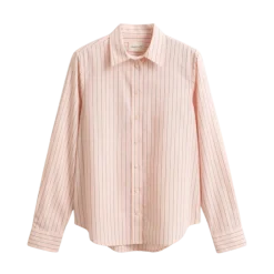 Online Gant Classic Poplin Stripe Shirt - 647 Apricot Pink