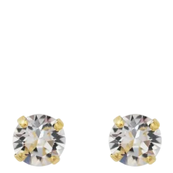 Caroline Svedbom Classic Stud Earrings Gold - Crystal