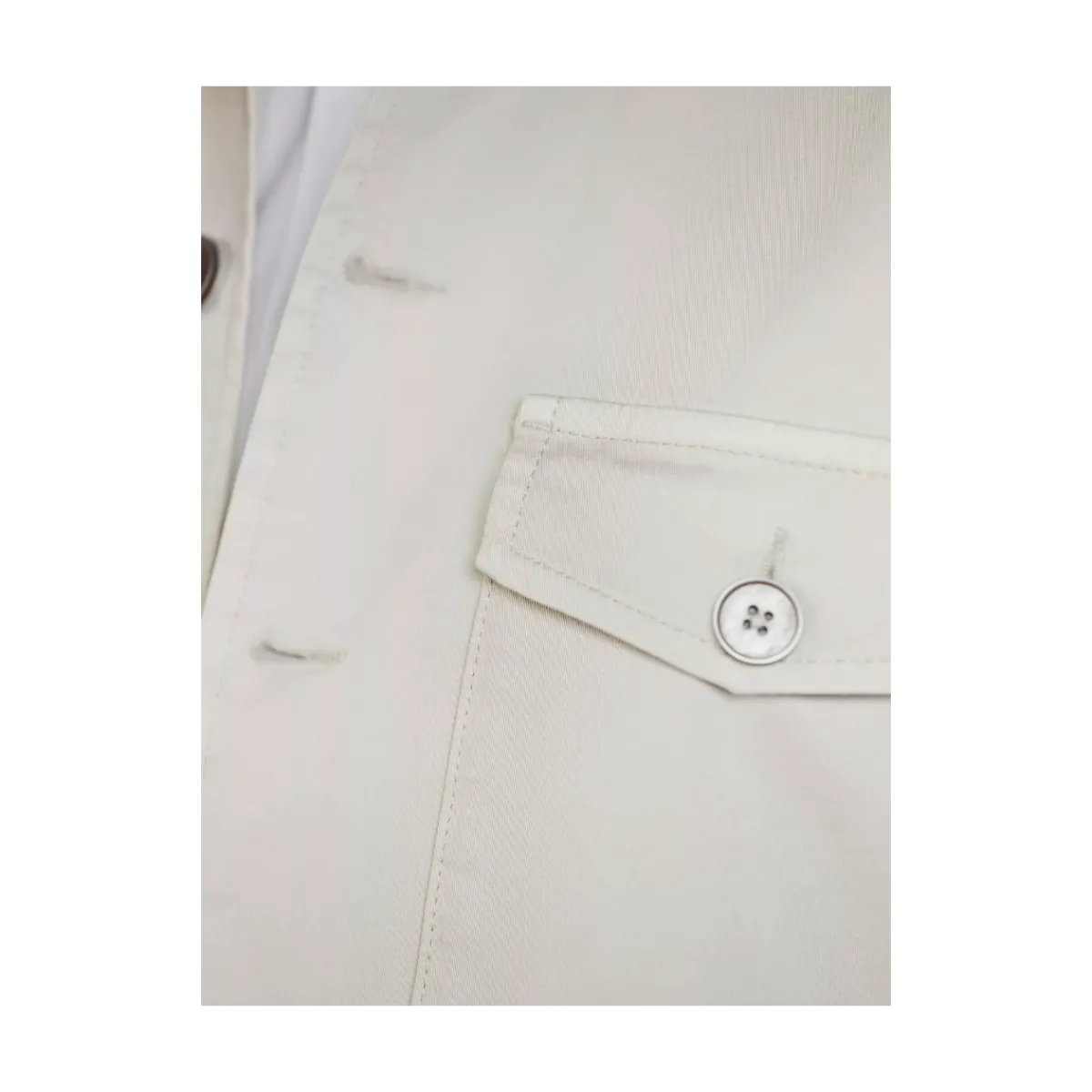 New Hansen & Jacob Clearwater Overhirt - Irih White