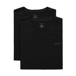 New Gant C-Neck T-Shirt 2-Pack - Black