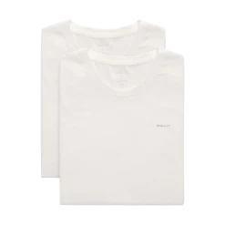 Hot Gant C-Neck T-Shirt 2-Pack - White