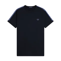 Hot Fred Perry Contrat Tape Ringer Tee - Navy
