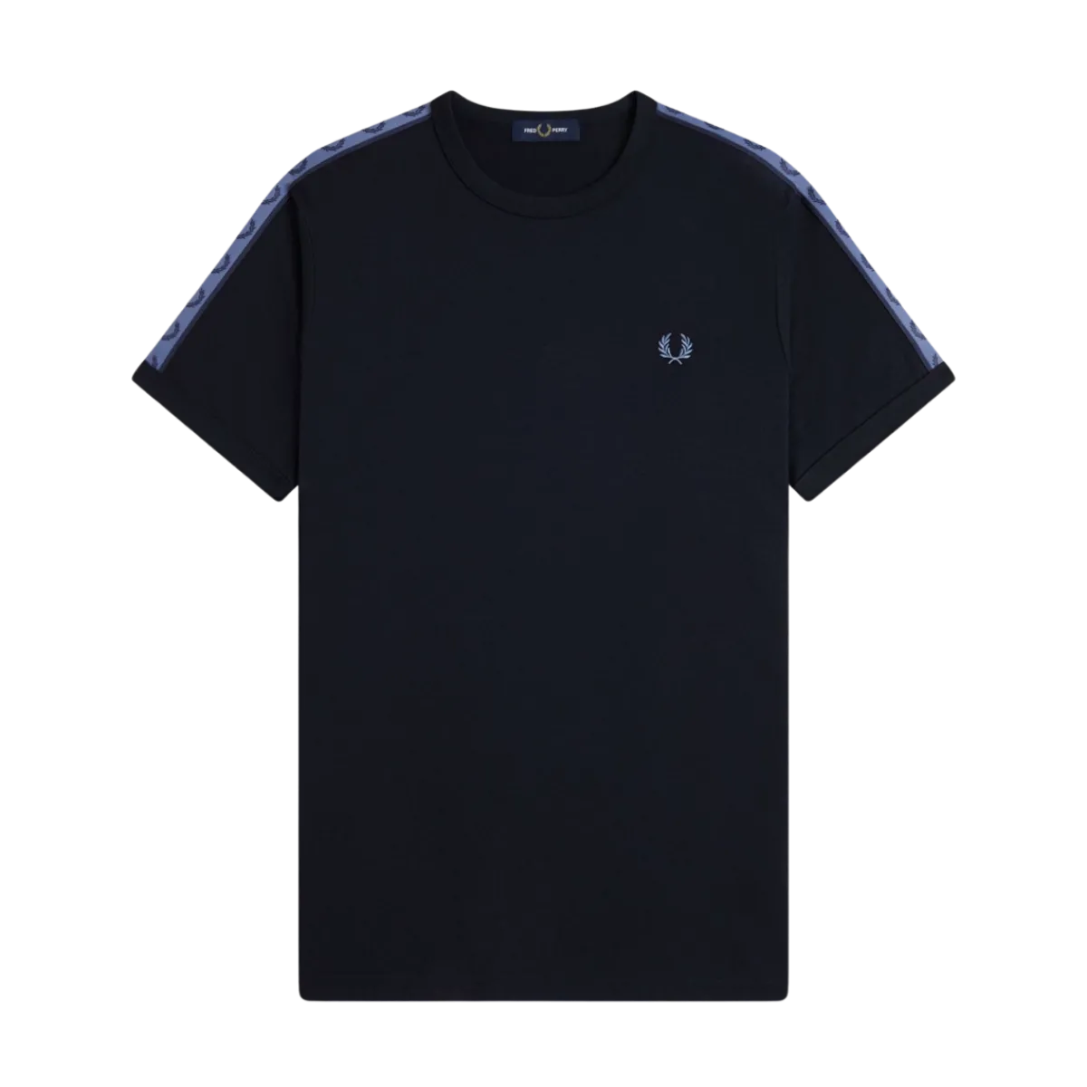 Hot Fred Perry Contrat Tape Ringer Tee - Navy