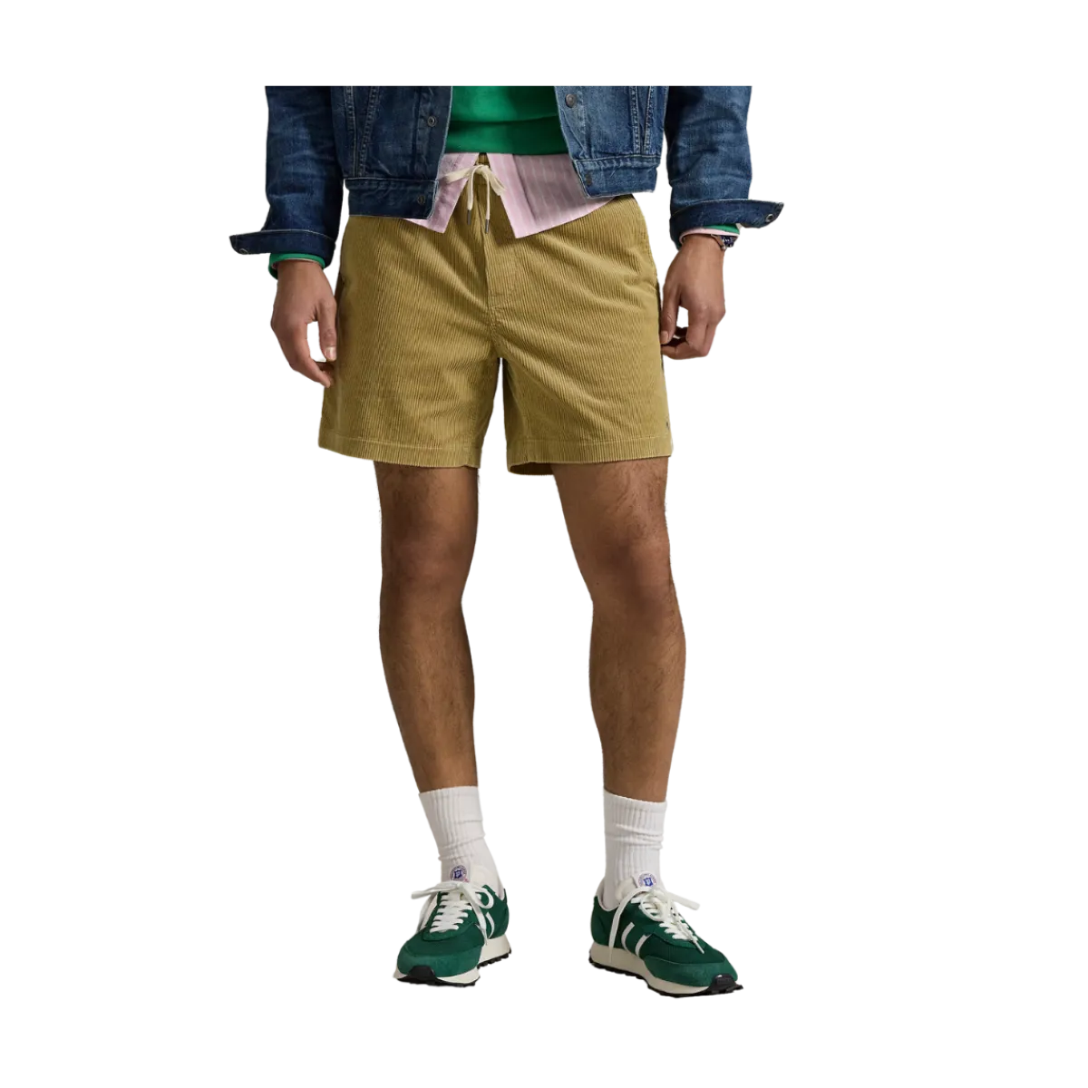 New Polo Ralph Lauren Corduroy Prepster Shorts - Coasta Beige