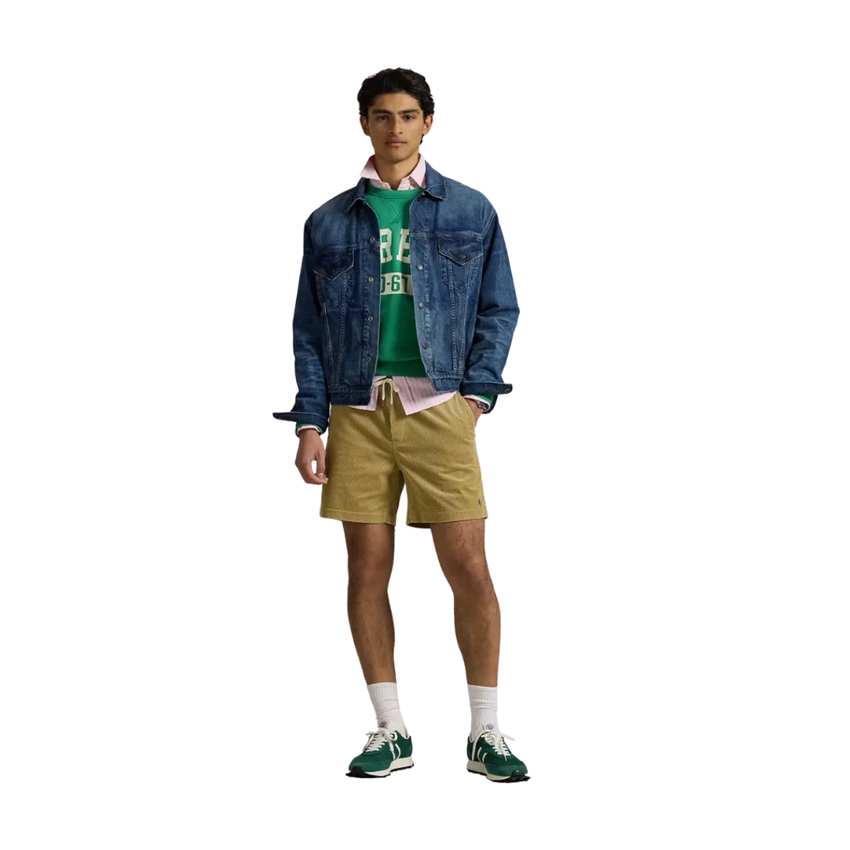 New Polo Ralph Lauren Corduroy Prepster Shorts - Coasta Beige