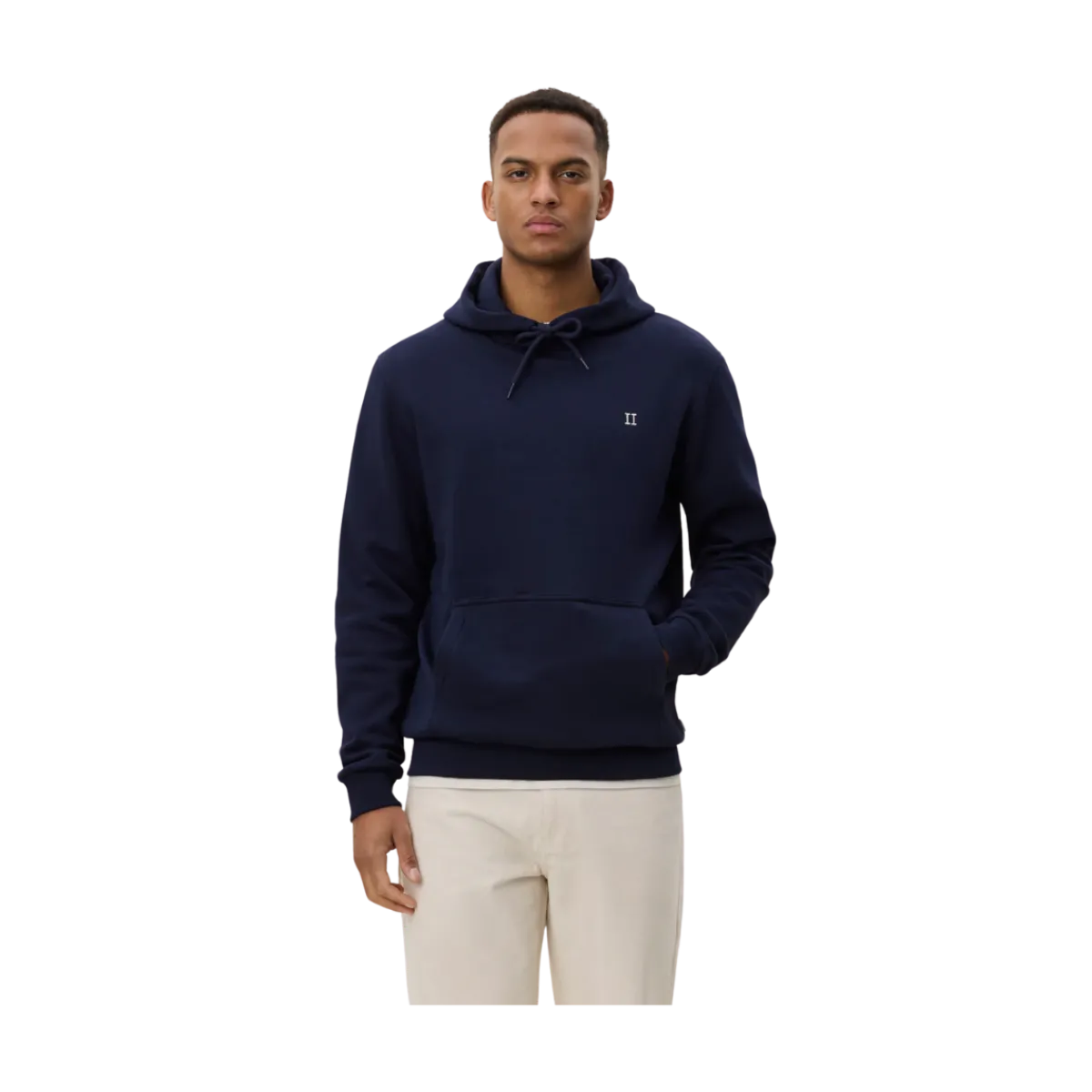 Les Deux Core Contrat Hoodie - Dark Navy
