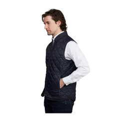 Sale Hansen & Jacob Coredo Quited Vest - Navy