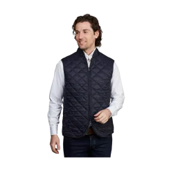 Sale Hansen & Jacob Coredo Quited Vest - Navy