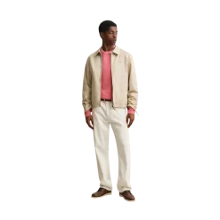 Discount Gant Cotton Blend C-Neck - Rose Pink