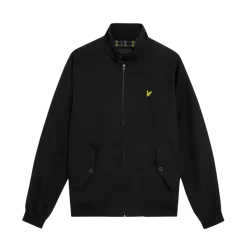 Outlet Lyle & Scott Cotton Harrington Jacket - Jet Back