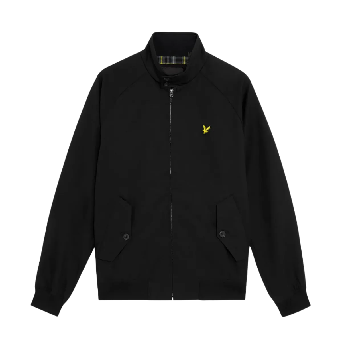 Outlet Lyle & Scott Cotton Harrington Jacket - Jet Back