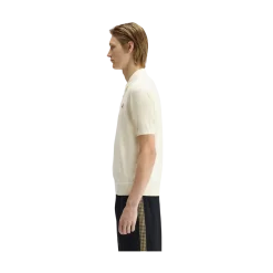 Discount Fred Perry Cotton Knitted hirt - Ecru