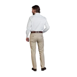 Sale Hansen & Jacob Cotton/Linen Stretch Chino - Beige