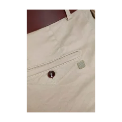 Sale Hansen & Jacob Cotton/Linen Stretch Chino - Beige