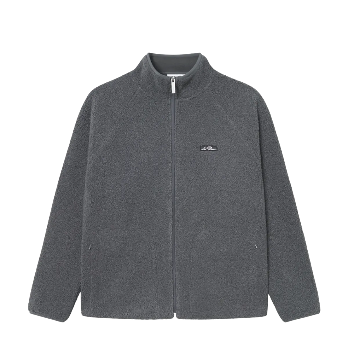 Hot Les Deux Creed Teddy Jacket - Asphalt