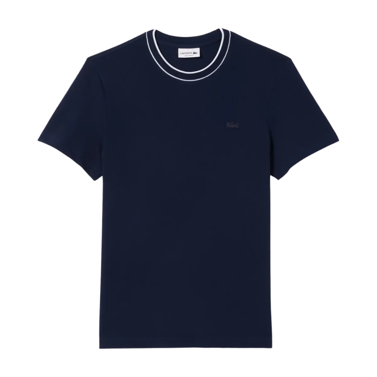 Outlet Lacoste Crewneck T-Shirts - Navy Bue