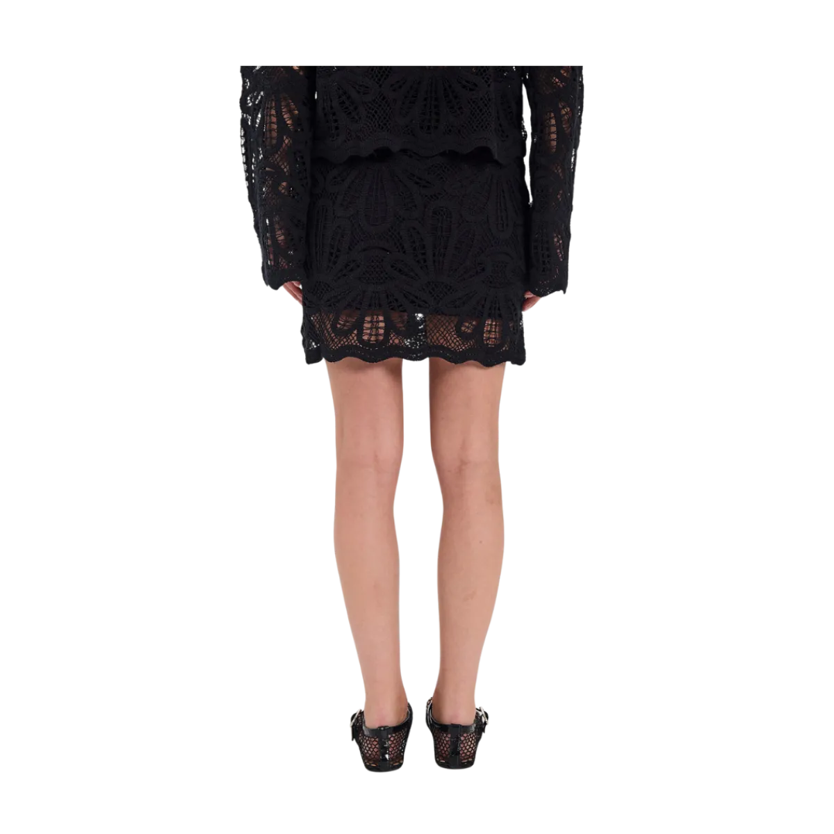 Sale Norr Cristal Skirt - Black