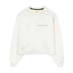 Acqua Limone Cropped Ivy Sweater - Off White