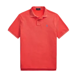 Online Polo Ralph Lauren Custo Sli Fit esh Polo Shirt - Spring Red