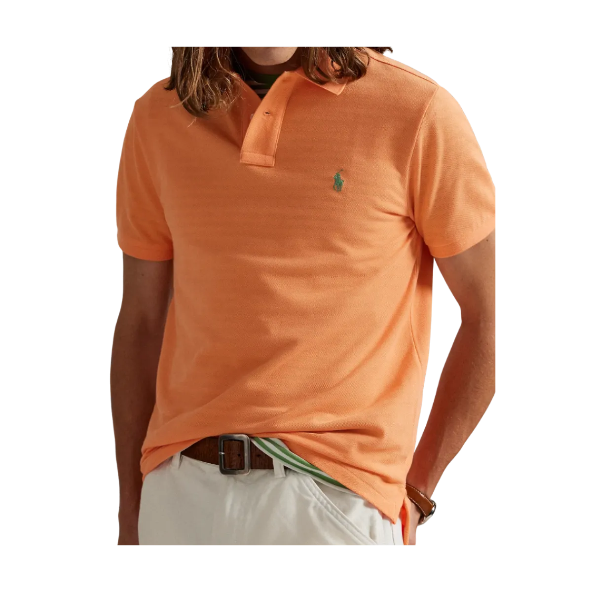 Outlet Polo Ralph Lauren Cuto i Fit eh Poo hirt - Popano Orange
