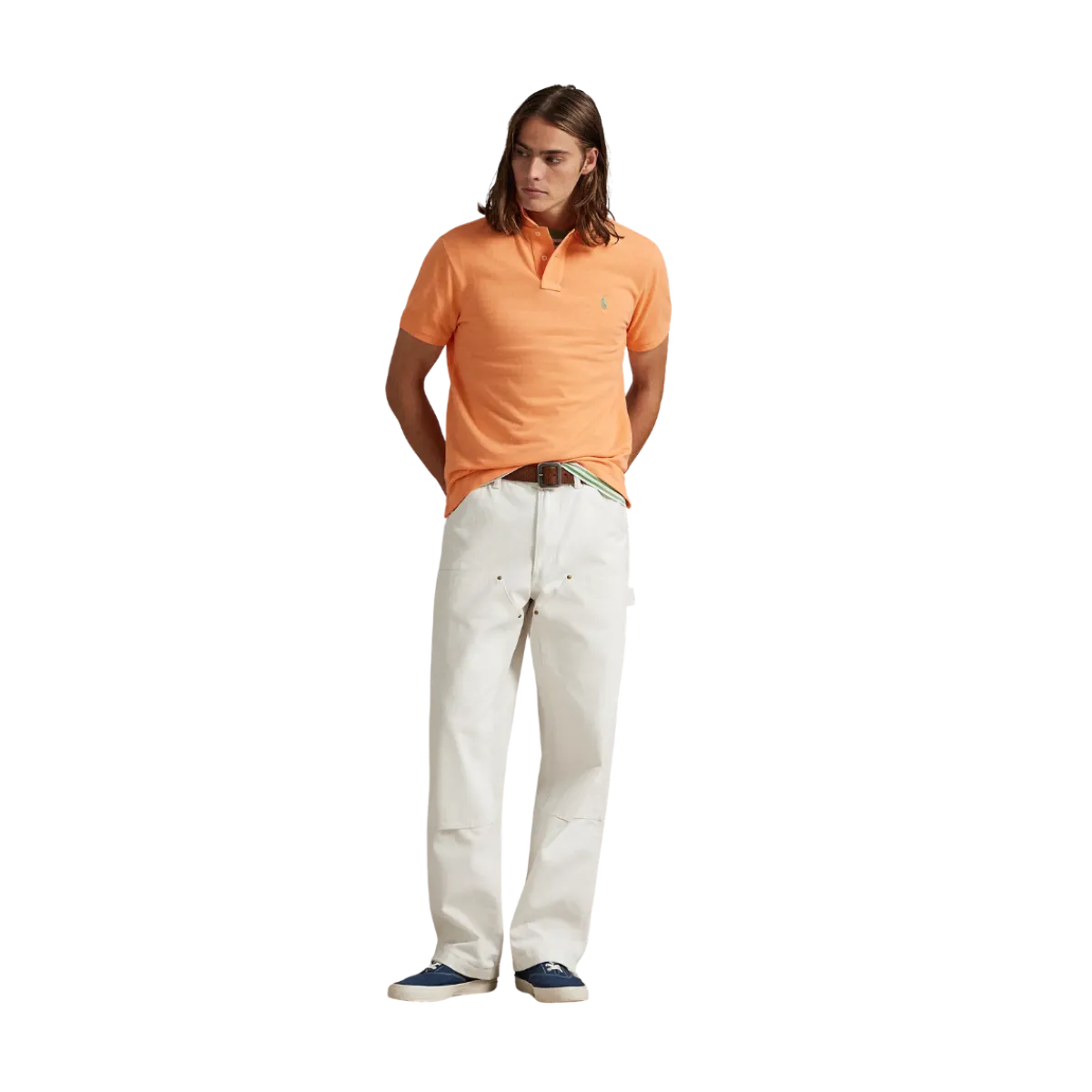 Outlet Polo Ralph Lauren Cuto i Fit eh Poo hirt - Popano Orange