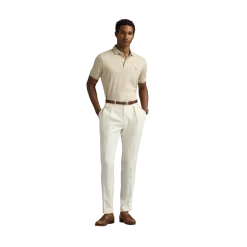 Hot Polo Ralph Lauren Cutom im Fit oft Cotton Poo hirt - Expedition Dune Heather