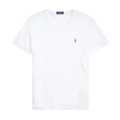 Outlet Polo Ralph Lauren Custo Sli Fit Soft Cotton T-Shirt - White