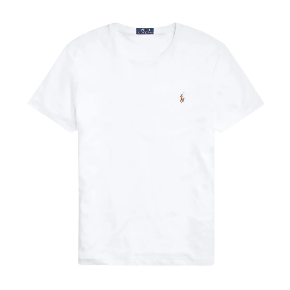 Outlet Polo Ralph Lauren Custo Sli Fit Soft Cotton T-Shirt - White