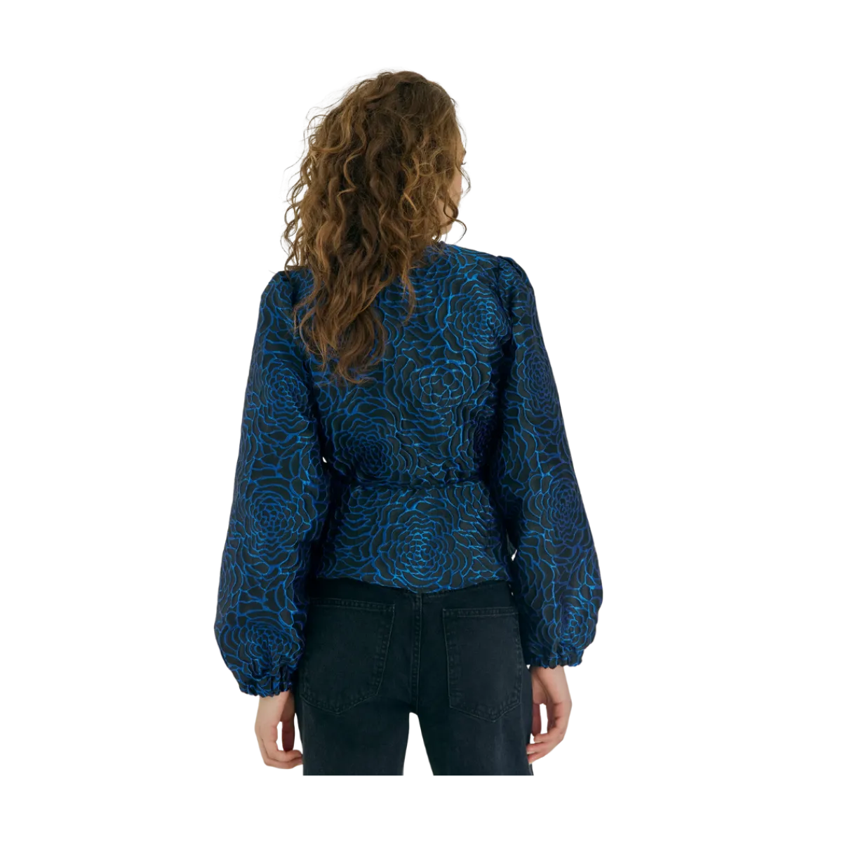 Outlet Norr Debra Top - Bright Blue