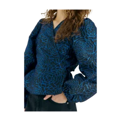 Outlet Norr Debra Top - Bright Blue